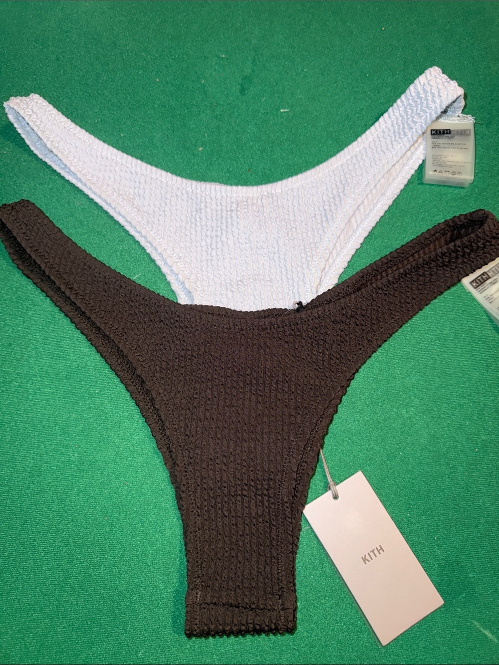 Kith Textured Bikini set of two Briefs in gray and Brown